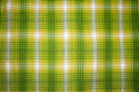 green yellow plaid fabric